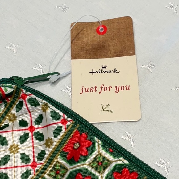 Hallmark Holiday Zippered Large Cosmetic Bag - Picture 2 of 4